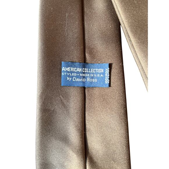 American Collection Brown Men’s Tie - Picture 4 of 4